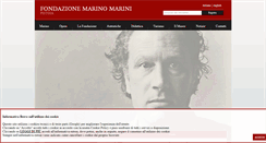 Desktop Screenshot of fondazionemarinomarini.it